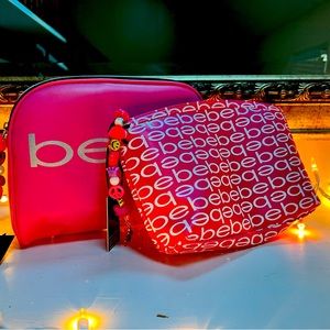 NWT Hand-beaded and Hand-wired Bebe Cosmetic bag! 💌❤️💄💕💋